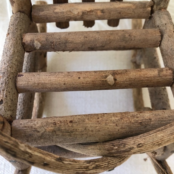 Miniature Twig Rocking Chair - Picture 7 of 12